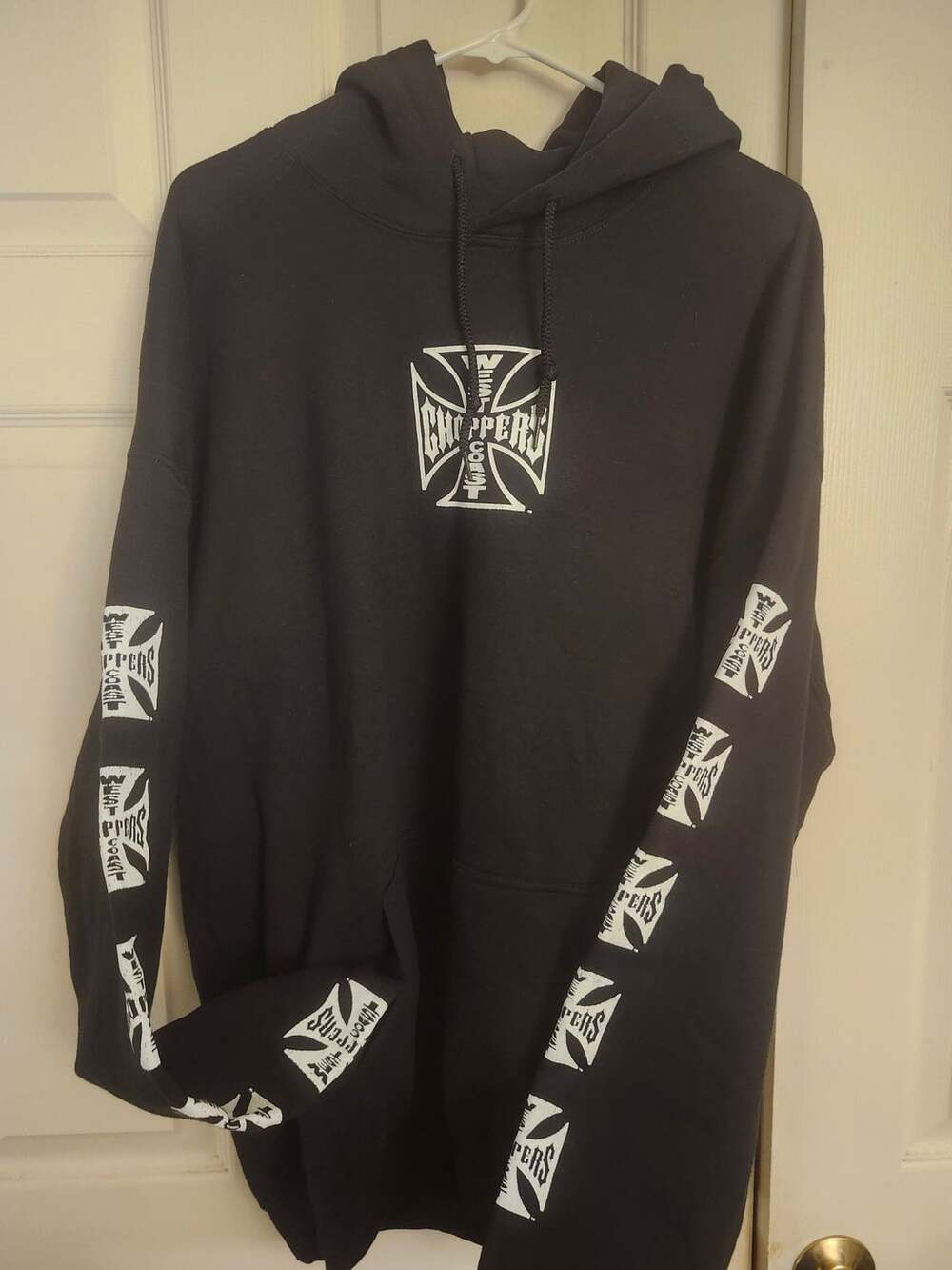 West Coast Choppers Core Logo Hoodie Size 2X Black